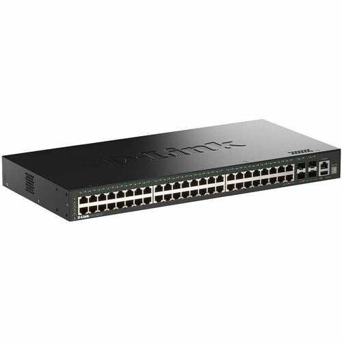 52-Port Gigabit Smart Managed Stackable Switch with 48 1000Base-T and 4 SFP+ Ports.