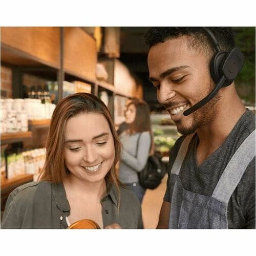 Jabra Perform 75 Wireless Mono BLUETOOTH HEADSET-PUSH To TALK-HOT Swappable BATTERY-USB-C