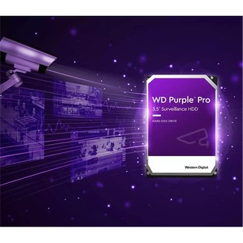 WESTERN DIGITAL 8TB WD PURPLE PRO SURVEILLANCE INTERNAL HARD DRIVE HDD - 7200 RPM SATA 6 GB/S 256 MB CACHE 3.5IN - WD8001PURP