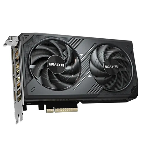 Gigabyte GeForce RTX 5060 WINDFORCE OC 8G- 2512 MHz- CUDA 3840- 28 Gbps. GDDR7- 128 bit- PCI-E 5.0- PSU 450W- DisplayPort 2.1b 3 HDMI 2.1b x1