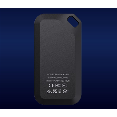 BIWIN BIW-PD450-2000GB Black USB3.2 Gen1 up to 430 MB/s & 400 MB/s case pack 20/80
