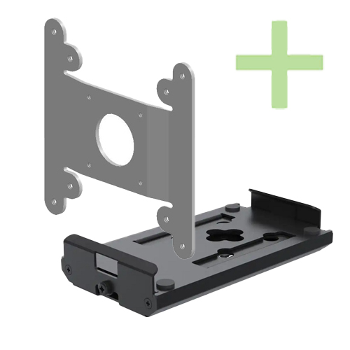 Spacepole U-FRAME Tablet Holder 7-13IN BLK + VESA