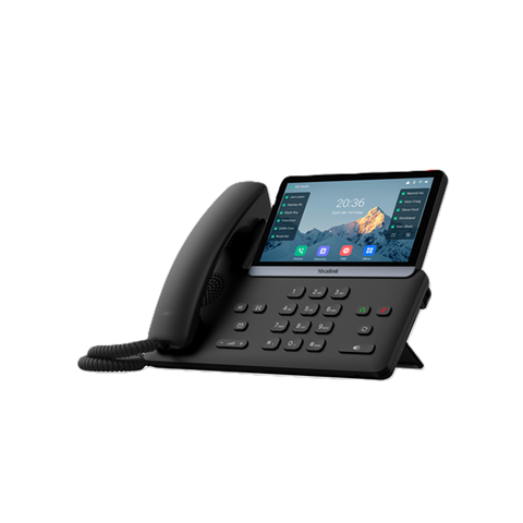 Yealink SIP-T77U IP Phone- 7' Touchscreen- 16 SIP Accounts- Dual USB- HD Voice- PoE- Linux 6.1- TEE Encryption- Wall Mountable