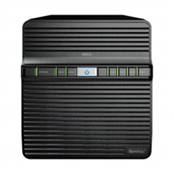 SYNOLOGY 4-BAY NAS (NO DISK) RTD1619B QUAD CORE- 2GB- GbE(2)- USB(2)- TWR- 2YR WTY