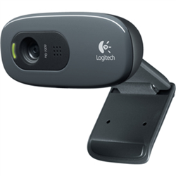 Logitech C270 WEBCAM 720P WIDESCREEN HD- Built In MIC(MONO)- USB CONNECTIVITY- 2YR WTY