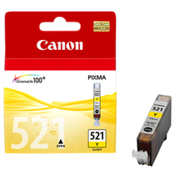 Yellow Ink Cartridge CLI521Y IP4600 IP4700 MX860 MP550 MP560 MP640 MP990