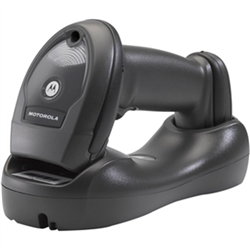 Zebra LI4278 Black Standard Range 1D Handheld Cordless Barcode Scanner Kit – Scanner, USB Cable & Cradle Included