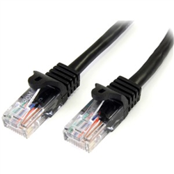 Startech 3M Black CAT5E/ Cat 5 SNAGLESS Patch Cable 3M- LTW