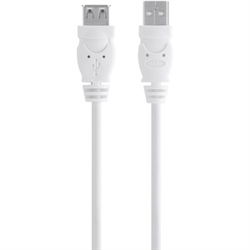 Belkin USB 2.0 Extension CABLE- A To A- 1.8M- GREY-2YR WTY