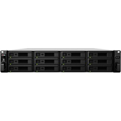 Synology Expansion Unit RX1217RP 12-Bay 3.5' Diskless NAS (2U Rack) (SMB/ENT) for Scalable NAS Models RS3617 with redundant power supplies