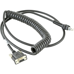 Zebra Cable Data Scanner RS232 2.8M Coiled