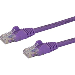 Startech CAT6 ETHERNET Cable 3M Purple 650MHZ 100W SNAGLESS Patch Cord LTW