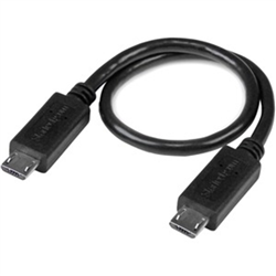 USB OTG Cable - Micro USB to Micro USB - M/M - 8in
