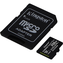 256Gb MICROSDXC Canvas Select 100R A1 C10 Card + Sd Adapter