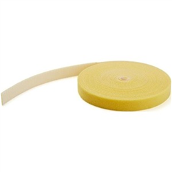Hook and Loop Tape - 30 4 m - Reusable Adjustable Cable Ties - Yellow (HKLP100YW)