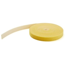Hook and Loop Tape - 7 6 m - Reusable Adjustable Cable Ties - Yellow (HKLP25YW)