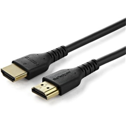 Startech 2M High Speed HDMI 2.0 CABLE- M/M- 4K 60HZ- ETHERNET- RUGGED- BLACK- LTW