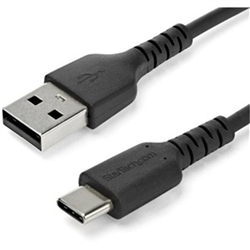 Startech 1M USB2.0 To USB-C CABLE- DURABLE- 60W CAPACITY- BLACK-LTW