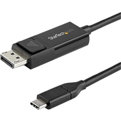 Startech 1M USB-C (T/BOLT3) To DP1.2 Adapter CABLE- 4K- BI-DIRECT- 3YR