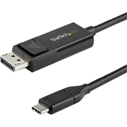 Startech 2M USB-C (T/BOLT3) To DP1.2 Adapter CABLE- 4K- 3YR