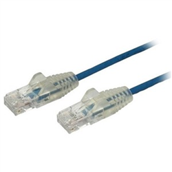 Startech 2.5M CAT6 CABLE- RJ45 Patch CORD- SNAGLESS- SLIM- LSZH- BLUE- LTW