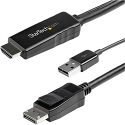 Startech 2M HDMI To Dp Adapter Cable With AUDIO- 4K- USB POWER- ACTIVE- 2YR