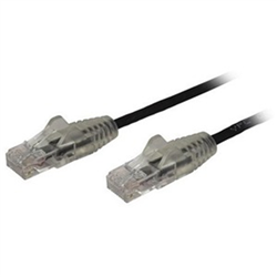 Startech 3M CAT6 CABLE- RJ45 Patch CORD- SNAGLESS- SLIM- LSZH- BLACK- LTW