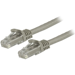 STARTECH 1.5M CAT6 CABLE- RJ45 PATCH CORD- SNAGLESS- 650MHz 100W- GREY- LTW