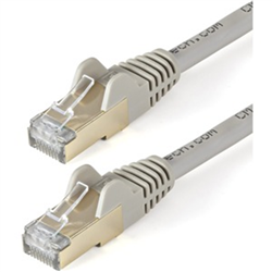 10m CAT6a Ethernet Cable - Grey - RJ45 Snagless Connectors - CAT6a STP Cord - Copper Wire - Network Cable (6ASPAT10MGR)