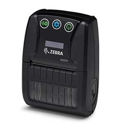 Zebra ZQ210 Mobile Label Printer, 2 Inch, 16MB, Bluetooth, Linerless