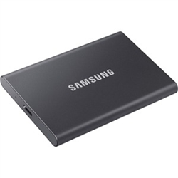 SAMSUNG T7 2TB PORTABLE USB-C SSD- UP TO 1050MB/s R/W- GREY- 3YR WTY