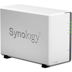 SYNOLOGY 2-BAY NAS (NO DISK) RTD1296 QUAD CORE- 512MB- GbE(1)- USB(2)- TWR- 2YR WTY