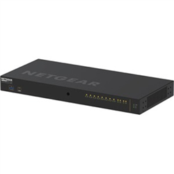 NETGEAR 12-PORT MANAGED L2 SWITCH- POE+(8) 240W- GbE(2)- SFP+(2)- LIFE WTY