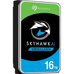 Seagate 16TB 3.5' SkyHawk AI Surveillance SATA HDD 256MB Cache- 7200RPM (LS) - ST16000VE004