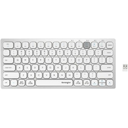 Multi-Device Dual Wireless Compact Keyboard - Silver