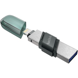Sandisk IXPAND Flash Drive FLIP- SDIX90N 064GB- BLACK- IOS- USB 3.0- 2Y