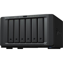 Synology DS1621+ 6 Bay NAS AMD RyzenTM V1500B quad-core 2.2 GHz 4GB DDR4 Hot swappable 3xUSB3.2 4x1GbE RJ-45 1x4-lanex8 slot 3YR WTY