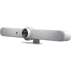 Logitech Rally Bar All In One 4K Ultra HD Video BAR-BUILT In Speaker & MIC-WHITE - 2YR WTY
