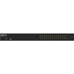 NETGEAR 26-PORT MANAGED L2 SWITCH- POE+(24) 300W- GbE(2)- SFP(4)- LIFE WTY