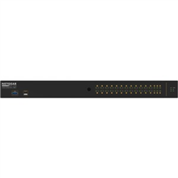 NETGEAR 26-PORT MANAGED L2 SWITCH- POE+ (24) 480W- GbE(2)- SFP+(4)- LIFE WTY