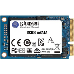 256GB KC600MS SATA3 mSATA SSD ONLY DRIVE
