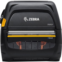 Zebra ZQ521 Mobile Label Printer, 4 Inch, Bluetooth 4.1, Standard Battery