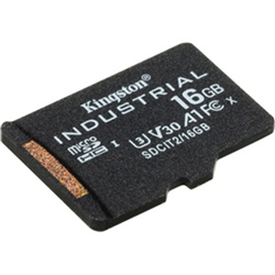 16GB microSDHC Industrial C10 A1 pSLC Card + SD Adapter