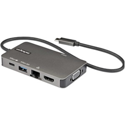 USB-C Multiport Adapter HDMI/VGA 100W PD Passthrough 3x USB-A