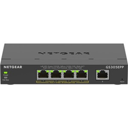 NETGEAR SOHO 5-port High-Power PoE+ Gigabit Smart Managed Plus Switch (GS305EPP)