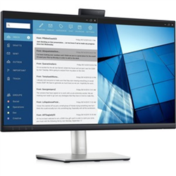24In C2423H Video Conferencing Monitor 16:9 IPS Led 1920 X 1080 60HZ VESA Mount Tilt Swivel Pivot Cam MIC Speakers Dp USB 3.2 HDMI 3YR Warranty