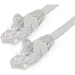 10m CAT6 Ethernet Cable - LSZH (Low Smoke Zero Halogen) - 10 Gigabit 650MHz 100W PoE RJ45 10GbE UTP Network Patch Cord Snagless with Strain Relief - Grey CAT 6 ETL Verified 24AWG