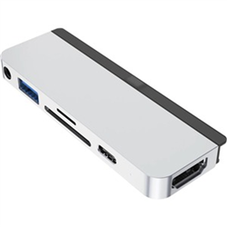 Targus HYPERDRIVE 6-IN-1 USB-C Hub For IPAD Pro & IPAD Air - Silver