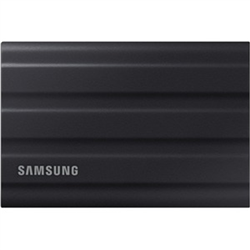 SAMSUNG T7 SHIELD 2TB PORTABLE USB-C SSD- UP TO 1050MB/s R/W- BLACK- 3YR WTY