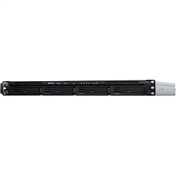 Synology RackStation RS822+ 4-Bay 3.5' Diskless 4xGbE NAS (1U Rack)- Intel Atom Quad Core 2.1GHz- 2GB RAM- 2xUSB3t. Replace for RS818+